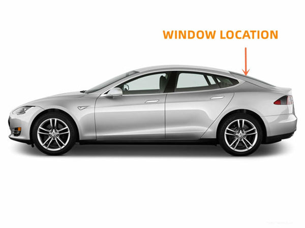 Heated Back Window Glass Laminated Replacement For Tesla Model S 2012-2025