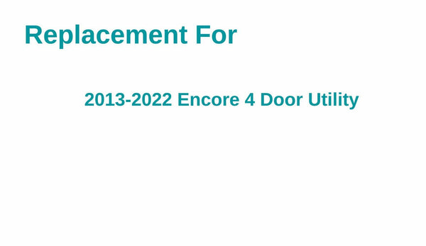 Heated Back Liftgate Window Rear Glass W/Ding Marks Replacement for Buick Encore 2013-2022 Models (Not Fit Encore GX)