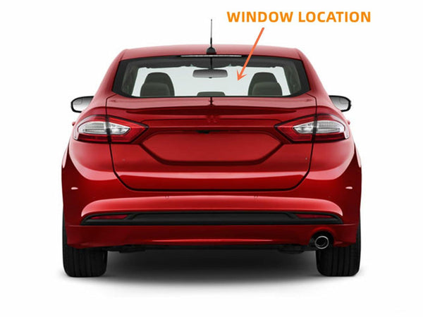 Heated Back Window Rear Glass Replacement For Ford Fusion 4 Door Sedan 2013-2016