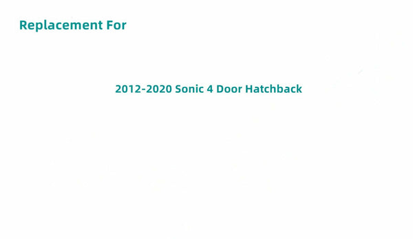 Heated Back Window Liftgate Glass Replacement for Chevrolet Sonic 4 Door Hatchback 2012-2020