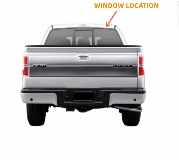 Heated Sliding Back Window Glass Back Power Slider OE Replacement for Ford F150 Pickup 2004-2014