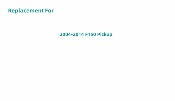 Stationary Rear Back Window Glass Non-Heated Replacement for Ford F150 Pickup 2004-2014