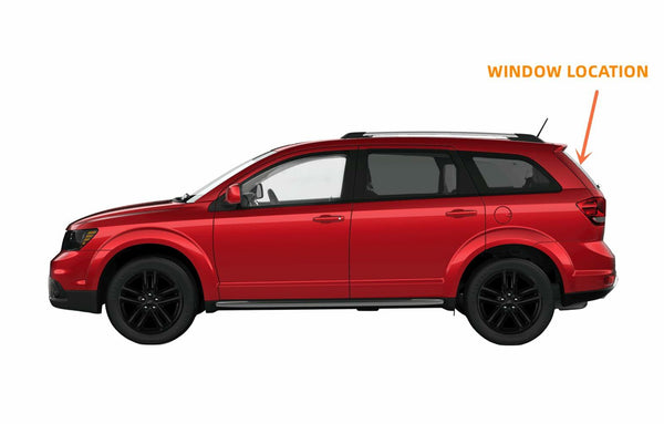Heated Back Liftgate Window Privacy Glass Replacement For Dodge Journey 2009-2020