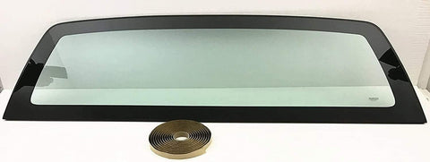 Stationary Rear Back Window Glass Non-Heated Replacement for Ford F150 Pickup 2004-2014