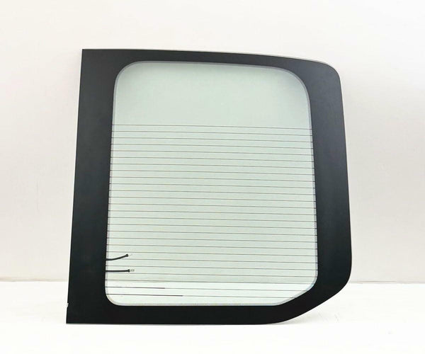 Passenger/Right Side Back Window Glass Clear Color Heated Replacement for Ford Transit 100.8" Mid-Roof 110.2" High-Roof Van 2015-2026 (Not fit Low-Roof / Transit Connect)