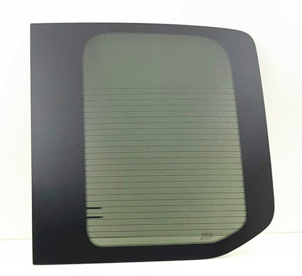 Heated Passenger/Right Side Back Window Glass Privacy Replacement for Ford Transit 100.8" Mid-Roof 110.2" High-Roof Van 2015-2026