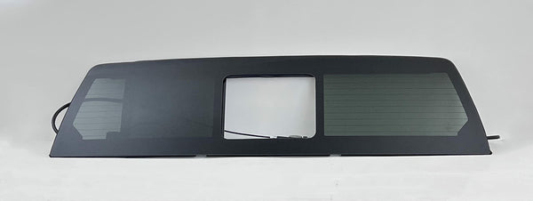 Heated Power Slider Back Window Glass Motor Included Replacement For Ram Pickup 1500 2013-2018 / 2019-2024 1500 Classic / 2013-2026 2500 3500 4500 5500 Models