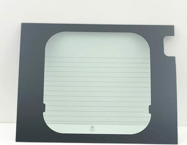 Passenger/Right Side Back Window Glass Heated Clear Color Replacement for Ram Promaster Cargo Van 2014-2026