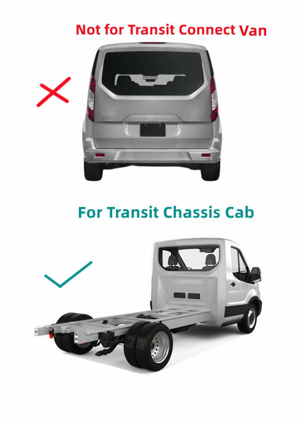 Back Window Rear Glass Replacement For Ford Transit 100.8" Mid-Roof 110.2" High-Roof Chassis Cab 2015-2026