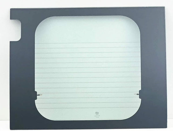 Driver/Left Side Back Window Glass Heated Clear Color Replacement for Ram Promaster Cargo Van 2014-2026