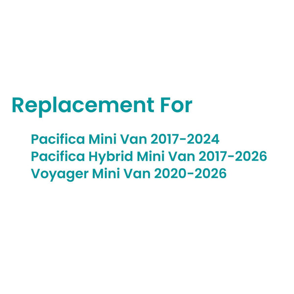 Heated Rear Back Window Privacy Glass Replacement For Chrysler Voyager 2020-2025 / Pacifica 2017-2026
