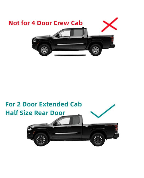 Driver/Left Rear Door Window Glass For 22-23 Nissan Frontier 2 Door Extended Cab