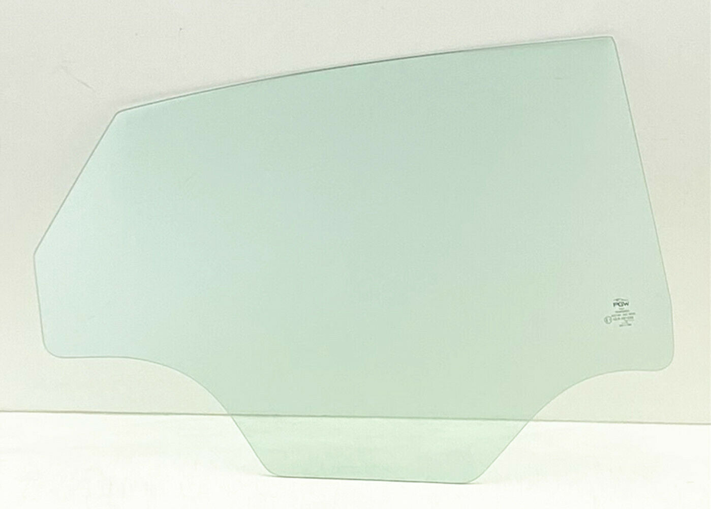 Passenger/Right Side Rear Door Window Glass For 2011-2019 Ford Fiesta 4-DR Sedan