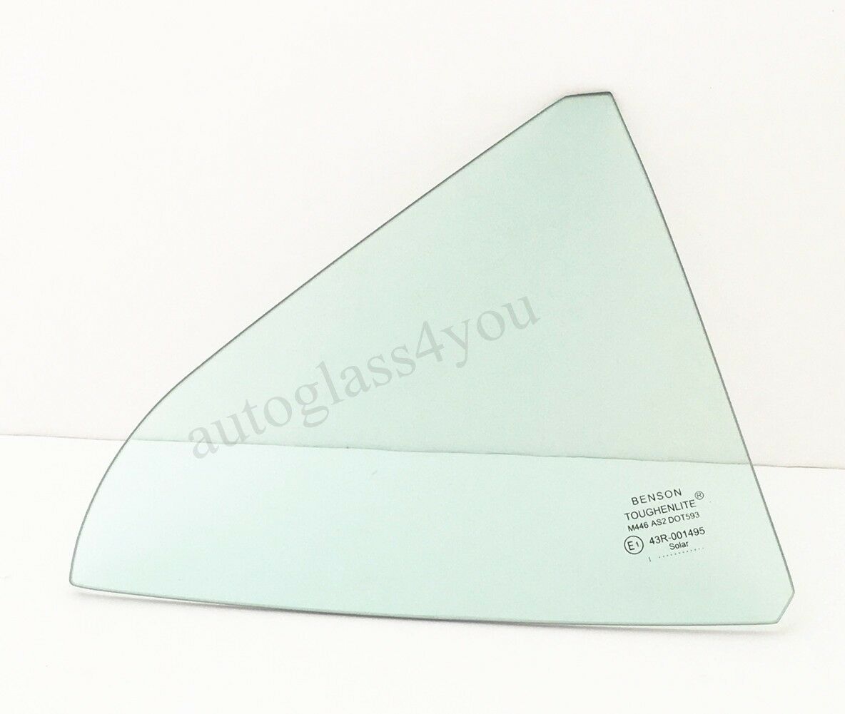 Passenger/Right Side Rear Vent Glass For 2015-2017 Toyota Camry 4-DR Sedan