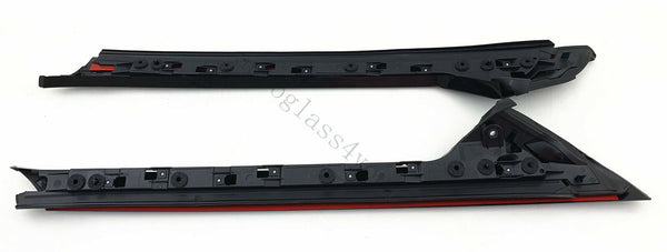 1 Pair (Outer&Inner) Pillar Trim Molding Set For 11-19 Ford Explorer Windshield