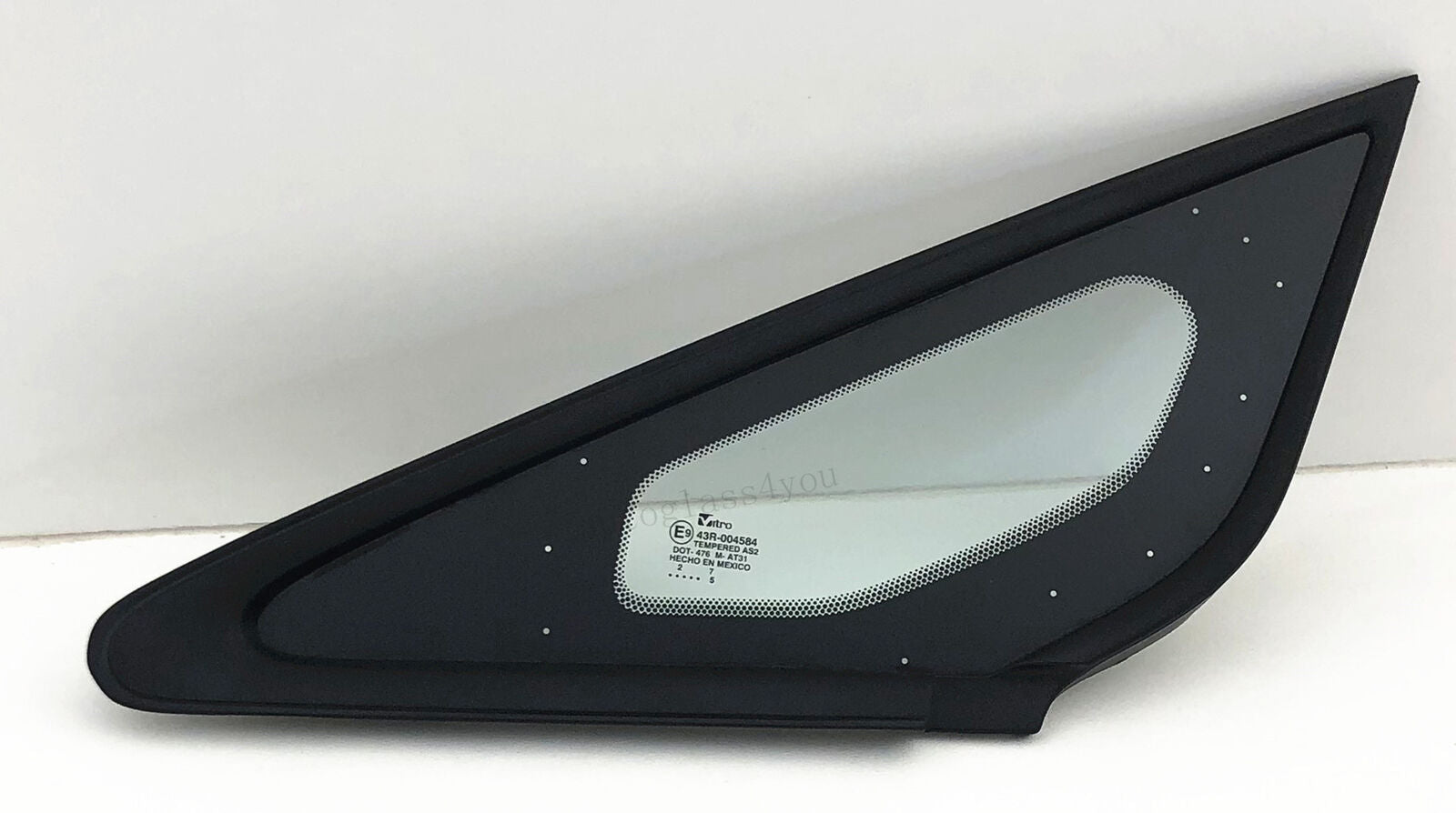 Driver/Left Side  Front Vent Glass OEM For 2014-2019 Nissan Versa Note Hatchback