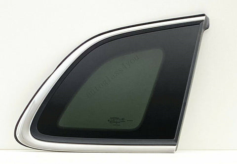 Passenger/Right Side Quarter Window Glass Chrome OE For 2014-2018 Jeep Cherokee