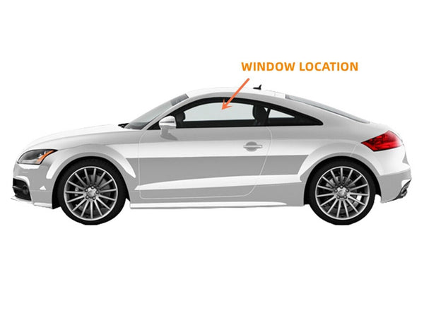 Driver/Left Side Door Window Glass For 2007-2015 Audi TT 2 Door Coupe