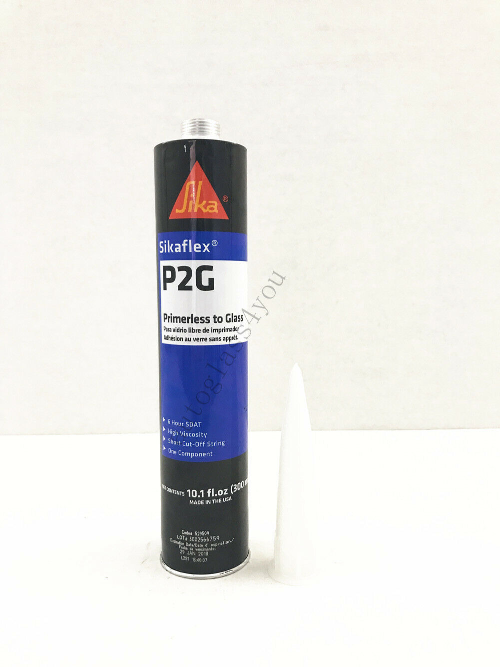 Sikaflex P2G Windshield Urethane Adhesive Primerless Automotive Glue Sealant