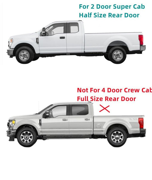 Driver/Left Rear Door Glass For 15-20 F150 17-22 F250-F550 Super/Extended Cab