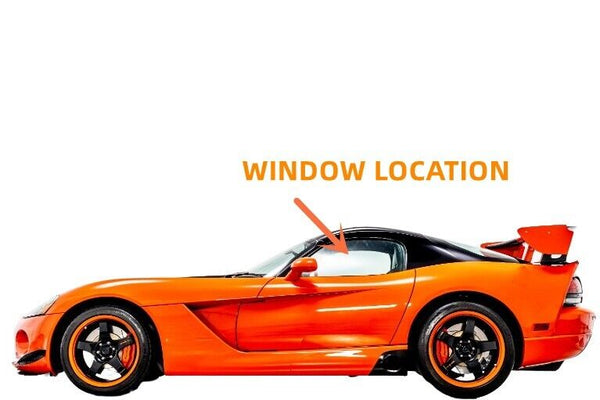 Driver/Left Side Door Window Glass For 2006-2011 Dodge Viper 2 Door Coupe