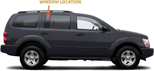 Passenger/Right Side Rear Vent Window Glass Privacy For 2004-2009 Dodge Durango