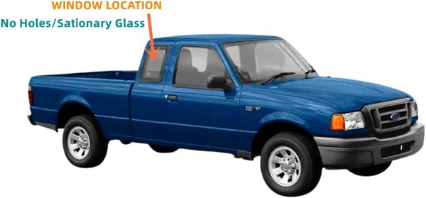 Right Quarter Glass STA. For 93-97 Ford Ranger/Mazda B2300 B3000 B4000 EXT Cab