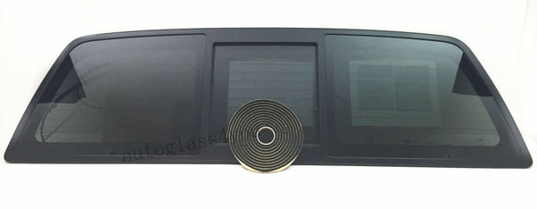 Back Glass Rear Window POWER Heated Slider OE W/Sealer For 04-14 Ford F150