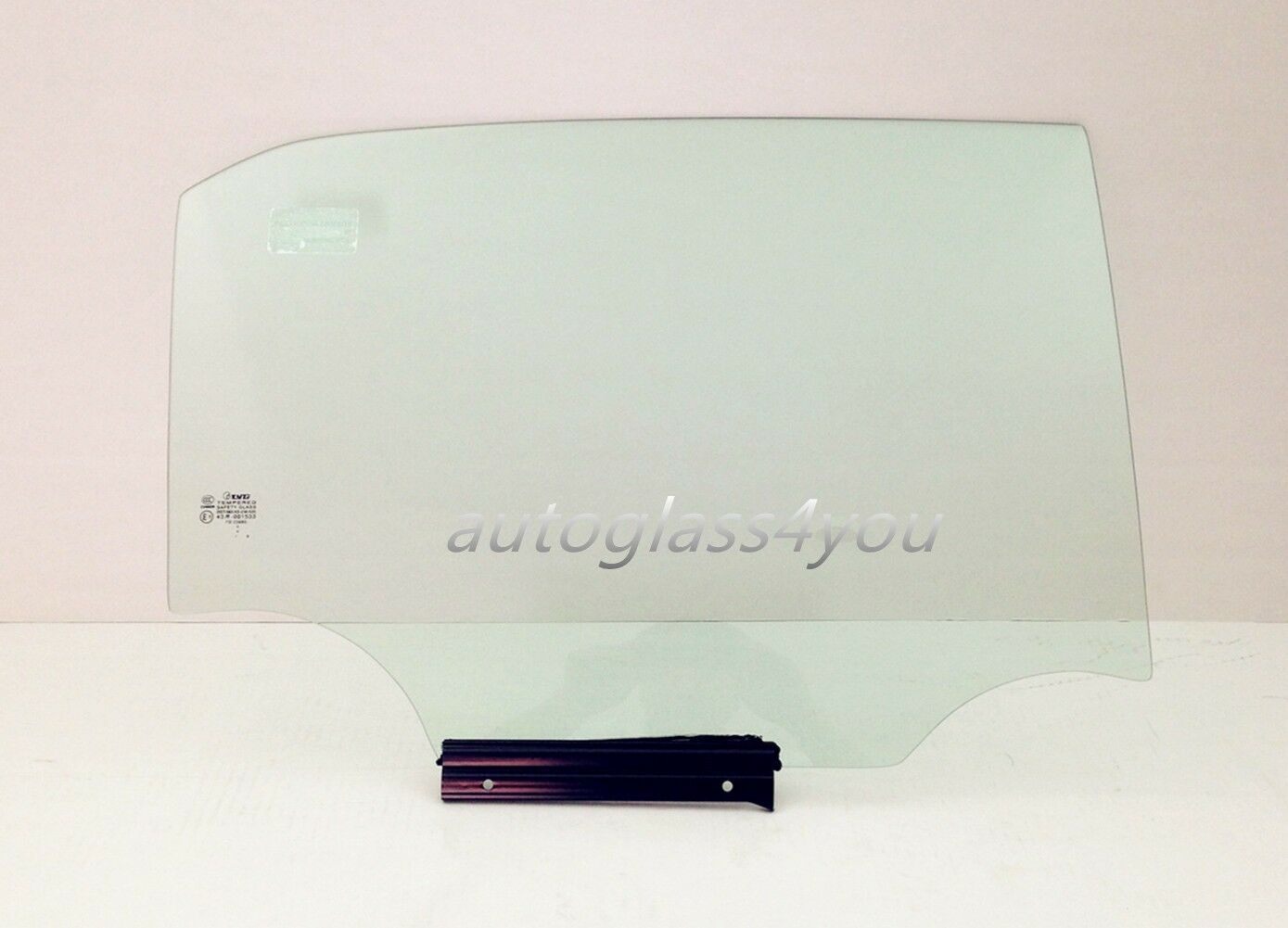 Passenger/Right Side Rear Door Window Glass For 2009-2013 Toyota Corolla Sedan