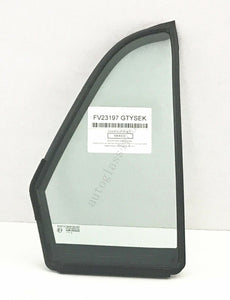 Passenger/Right Side Rear Vent Window Glass OEM For 2007-2011 Nissan Versa Sedan