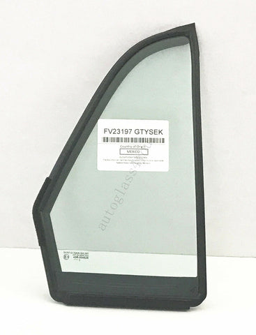 Passenger/Right Side Rear Vent Window Glass OEM For 2007-2011 Nissan Versa Sedan