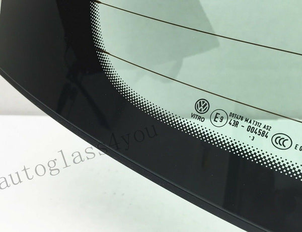 Rear Back Window Glass OEM W/ VW LOGO For 12-19 Volkswagen Beetle 2-DR Hatchback