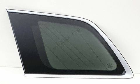 Driver/Left Quarter Window Glass Platinum OE w/Ant For 16-21 Jeep Grand Cherokee