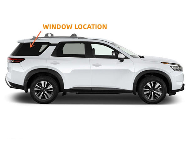 Passenger/Right Side Quarter Window Glass For 2022-2023 Nissan Pathfinder