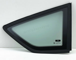 Passenger/Right Side Quarter Window Glass Black Moulding For 13-18 Ford C-MAX