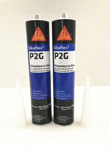 2 x Sikaflex Windshield Urethane Adhesive Primerless Automotive Glue Sealant